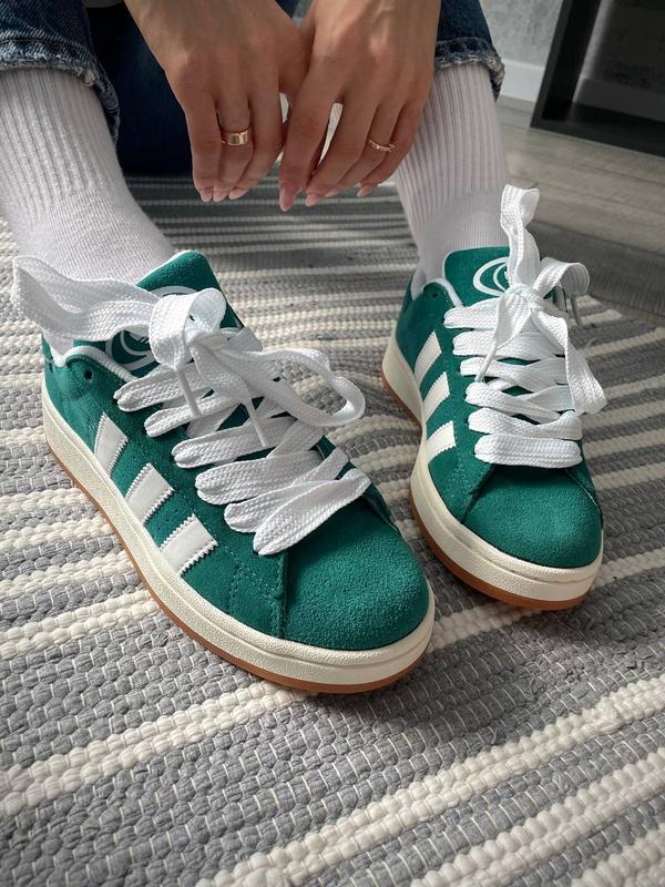 Adidas campus 00s dark green cloud white: цена 2400 грн - купить Кеды ...