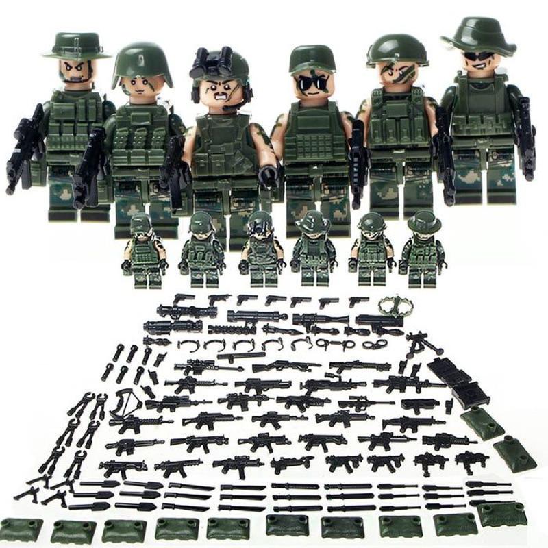 #105 Фигурки swat спецназ военные солдаты Лего lego BrickArms ... - 450 ...