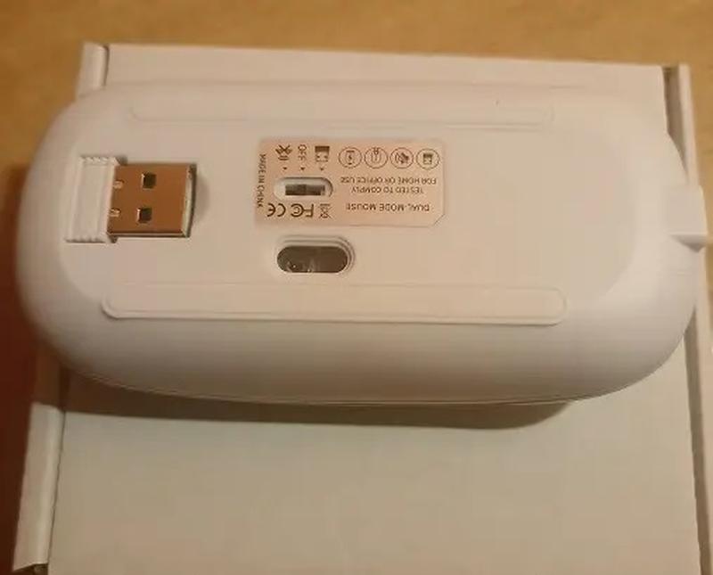 Мишка безшумна комп'ютерна, бездротова Bluetooth, USB: ціна 148 грн ...