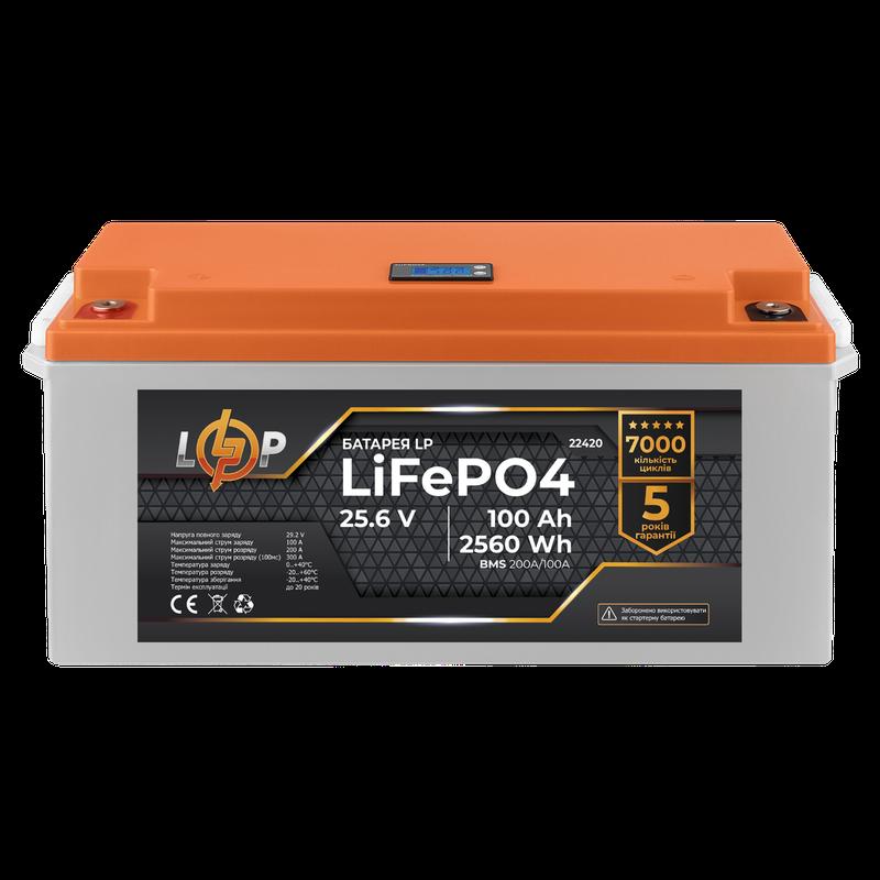 Аккумулятор LiFePO4 100 Ah (ампер-часов) LogicPower 12V (22420) - 47348 ...