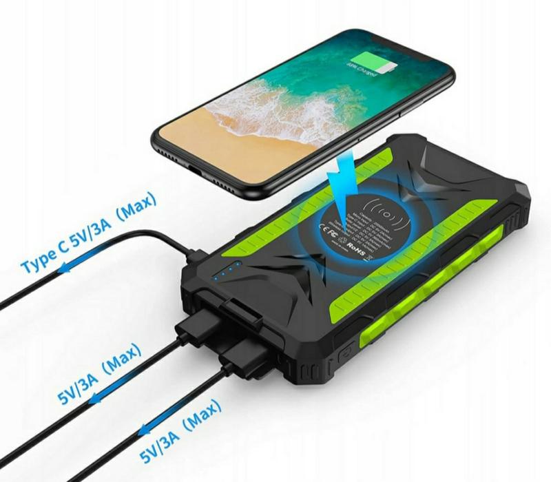 Power bank solar з сонячною панелью (павербанк): цена 1500 грн - купить ...