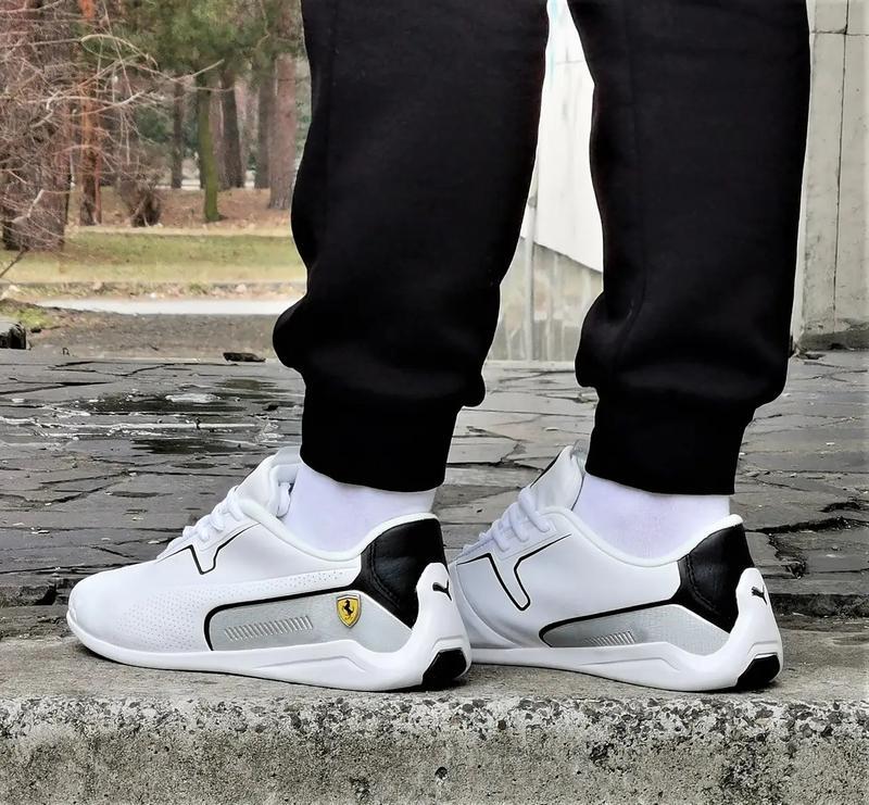 Кросівки puma for ferrari білі чоловічі пума шкіряні (розміри:...: ціна ...