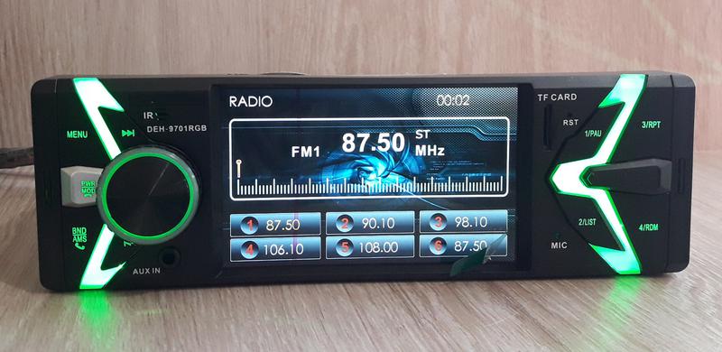 Автомагнитола с управлением от смартфона по блютузу