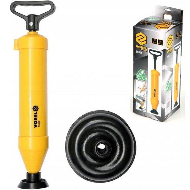 Вантуз пневматический насос чистки канализации 65-155мм VOREL-...: цена ...?