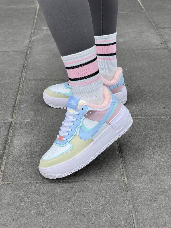 air force 1 shadow summit white glacier blue