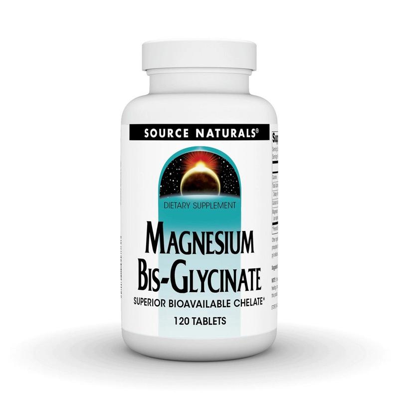 Магний Бисглицинат, Magnesium Bis-Glycinate, Source Naturals, ...: цена ...