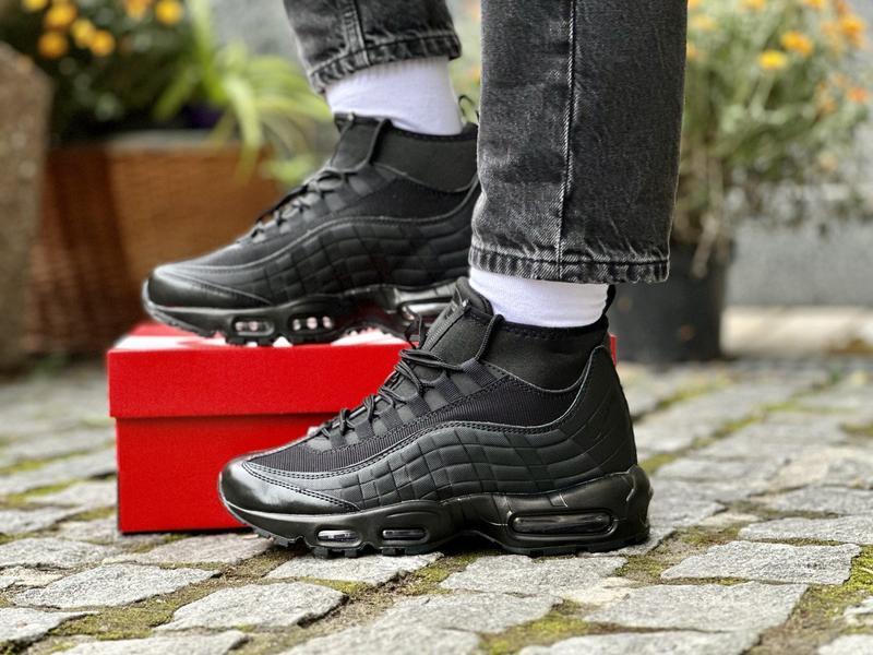 Nike sneakerboot hot sale black