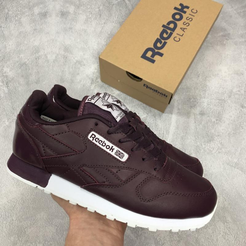 reebok classic bordo