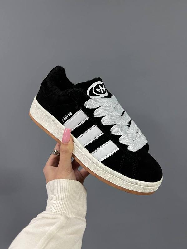 Зимние кроссовки adidas campus 00s black мех: цена 2900 грн - купить ...