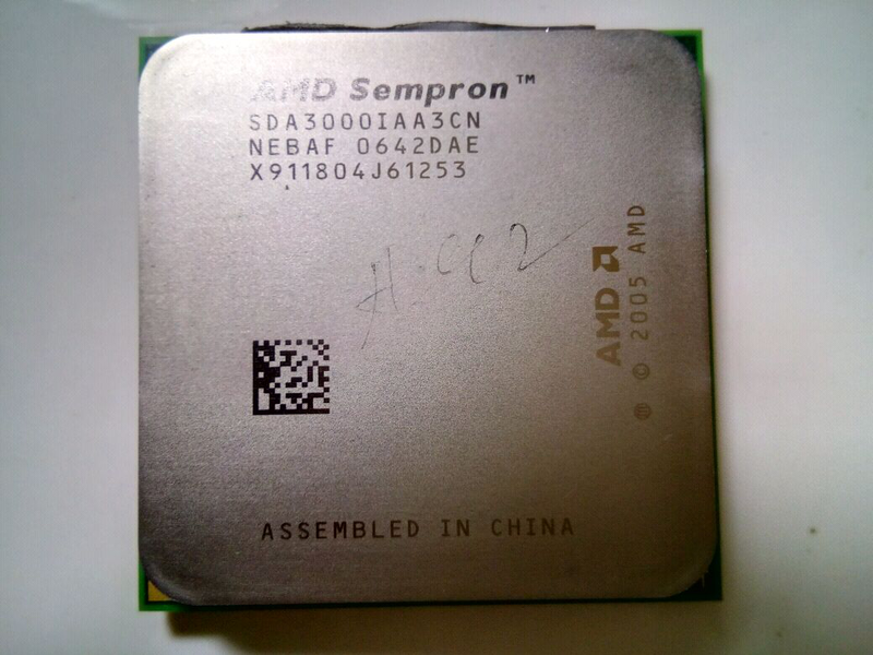 AMD Sempron 64 3000 1.6GHz SDA3000IAA3CN 55