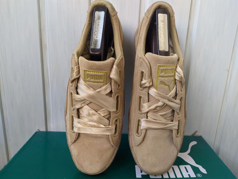 Puma suede hot sale heart leopard