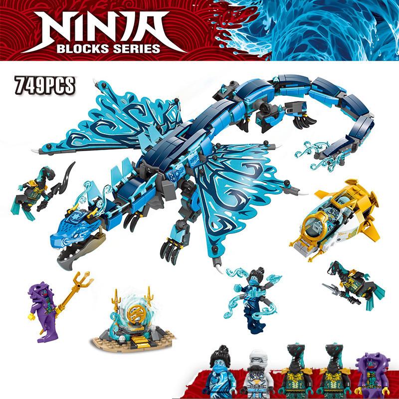 Конструктор набор фигурки водный синий дракон ниндзяго Ninjago...: цена ...