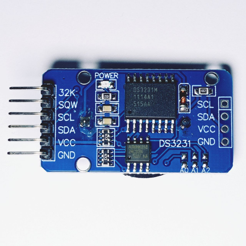 Часы реального времени модуль DS3231 + EEPROM память для Ардуино: цена ...