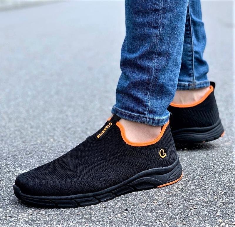 Кроссовки сеточка мужские черные летние мокасины (размеры: 41,...: цена ...