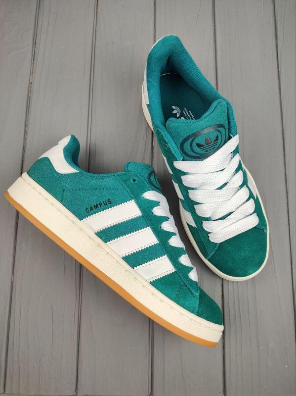 Кроссовки адидас кампус adidas campus 00s green white: цена 2400 грн ...