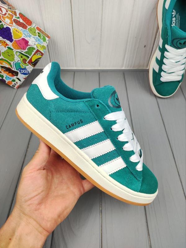 Кроссовки адидас кампус adidas campus 00s green white: цена 2400 грн ...