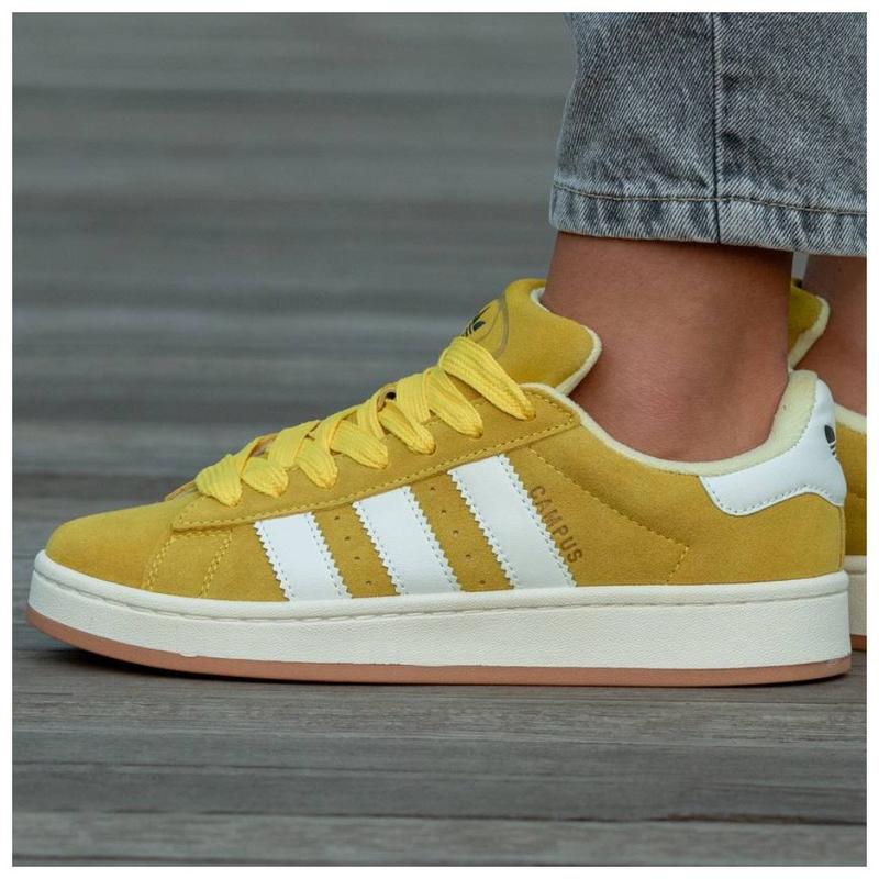 Yellow and cheap white adidas