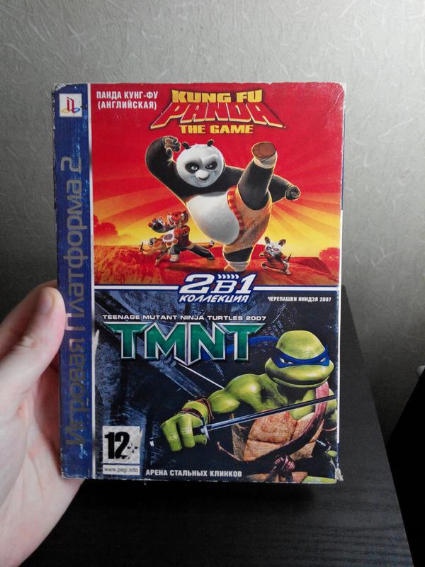 Игра Kung Fu Panda + Черепашки ниндзя TMNT PS2 Playstation 2: цена 50 ...