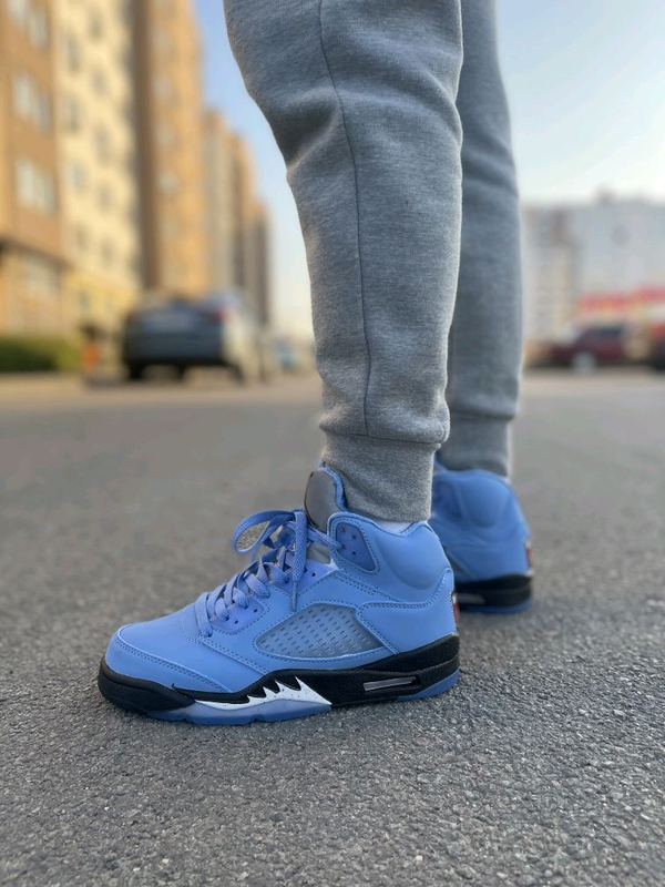 Air jordan retro 5 hot sale blue