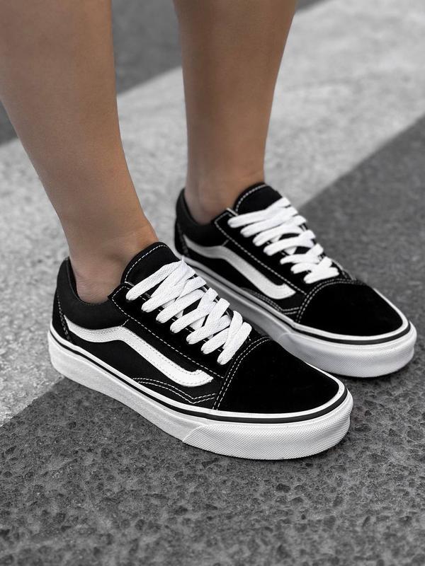 Classic black and white sales vans