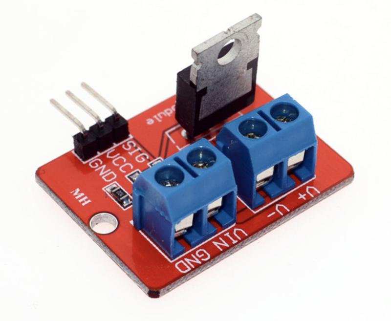 Модуль MOSFET транзистора IRF520 (силовой ключ): цена 38 грн - купить ...