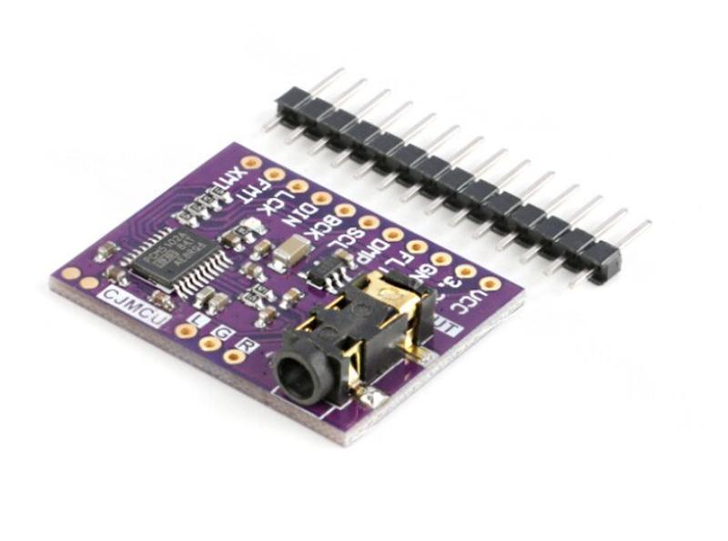 Модуль ЦАП PCM5102A I2S 3,3В з гніздом 3.5 мм. 384kHz/32bit: ціна 274 ...