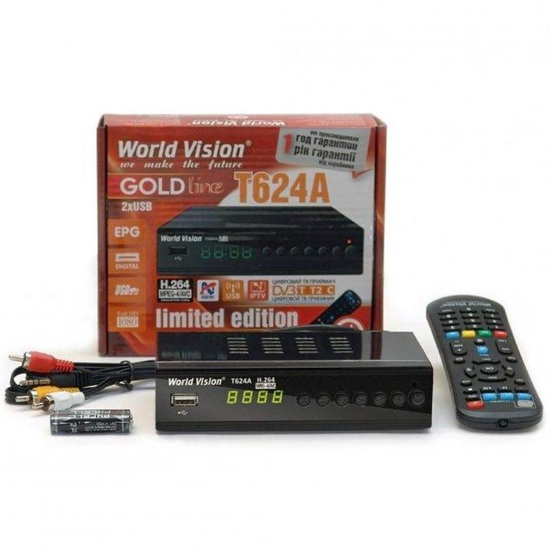 T2 Тюнер/Приставка Т2 WORLD VISION T624A: цена 546 грн - купить TV ...