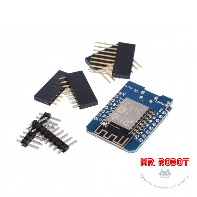 WeMos D1 mini pro программируемая плата WiFi с ESP8266 [microUSB]: цена ...