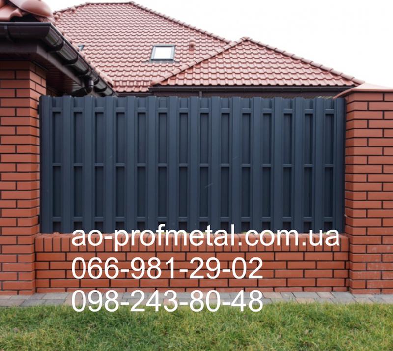 Штакетник, Евроштакетник из профнастила, Штакетник для забора.: цена 41 ...