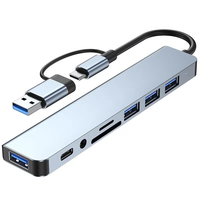 USAMS Type-C Mini HUB (Type-C + USB + Micro SD) (US-SJ491