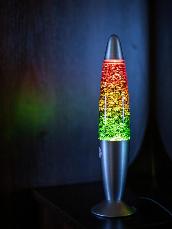 Лава лампа с блестки звездами 35 см трехцветная ночник Glitter...: цена ...