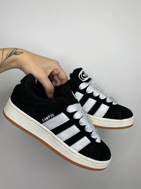 Women's black cheap and white adidas