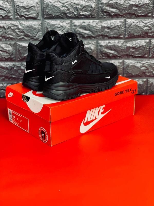 Мужские зимние кроссовки найк на подростка nike черные кроссов...: цена ...