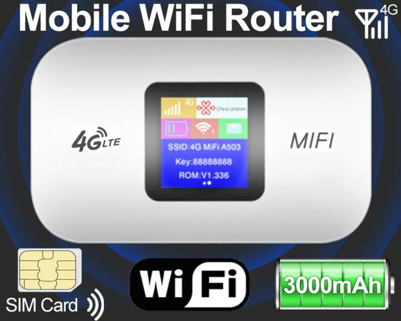4G LTE MIFI Router Мини роутер мини автономный роутер с сим ка...: цена ...