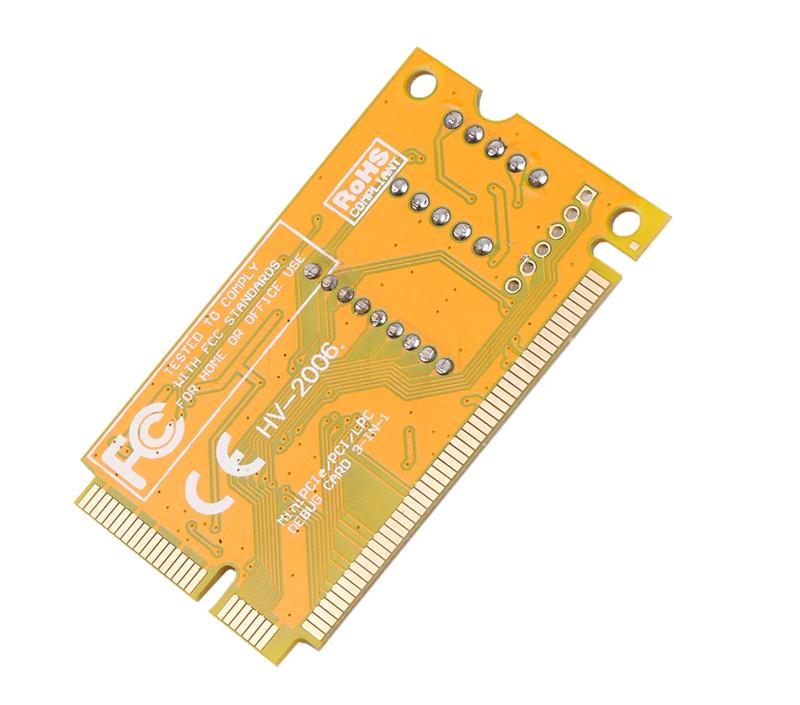 POST карта для ноутбука Mini PCI, Mini PCI-E, LPC, пост карта: цена 234 ...