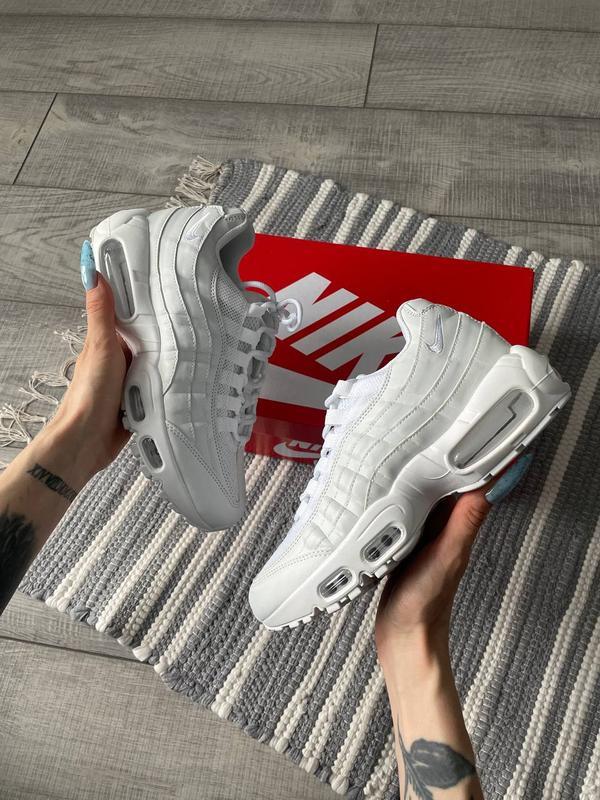 Womens air max 95 triple shop white