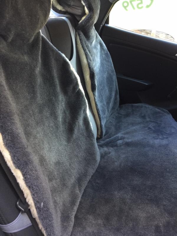 Накидка на сиденье автомобиля из натурального меха овчины пара: цена ...