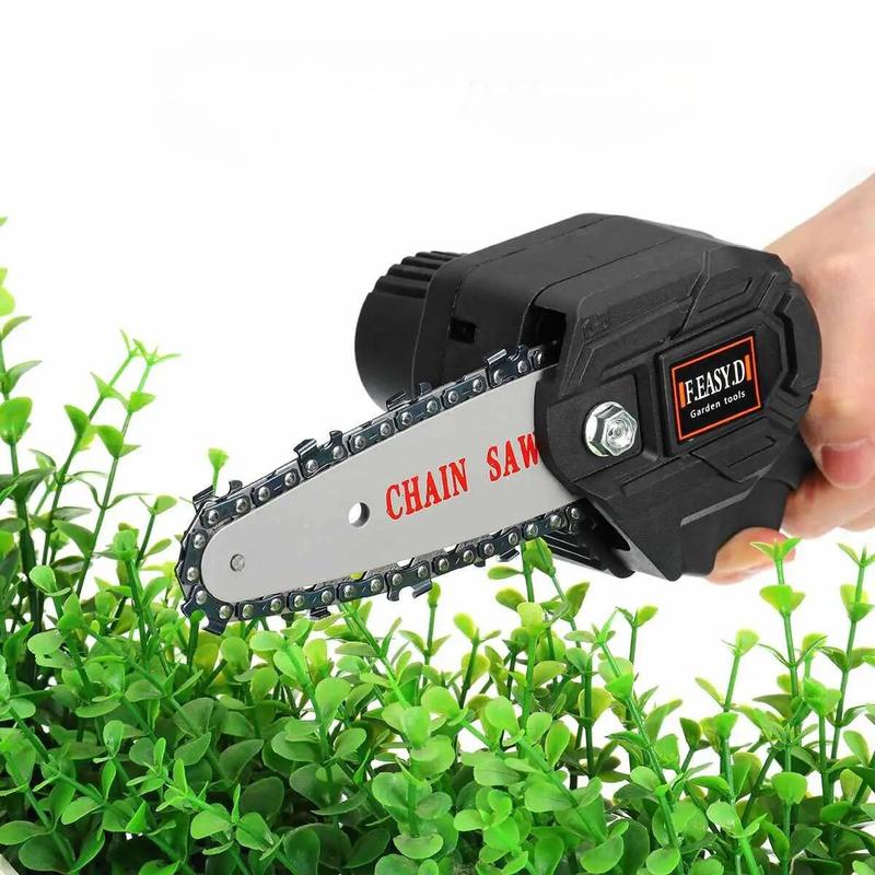 Аккумуляторная цепная мини пила Mini Electric Chainsaw 24V суч...: цена ...