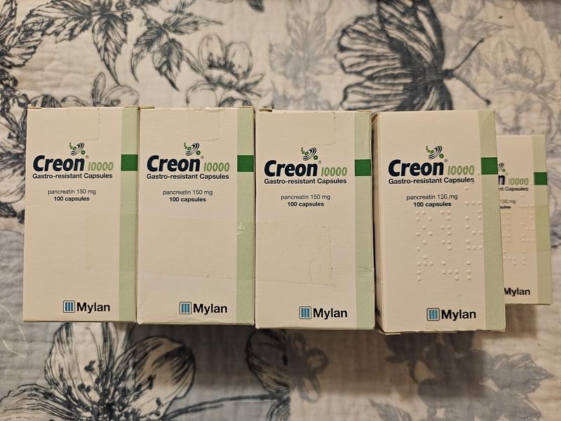 Креон 10000 упаковка 100 капсул, Creon, Крэон: ціна 550 грн - купити ...