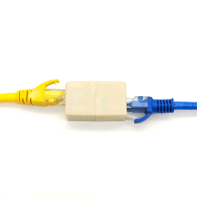 1 шт, коннектор RJ45, соединитель для кабеля Ethernet сети LAN,: цена ...