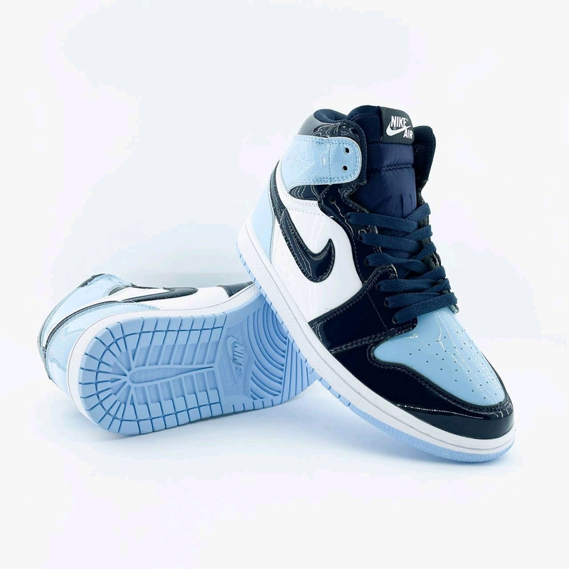 Jordan 1 best sale unc blue patent