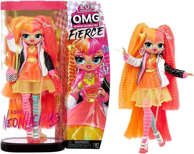 Большая кукла ЛОЛ Леди Неон LOL Surprise OMG Fierce Neonliciou...: цена ...