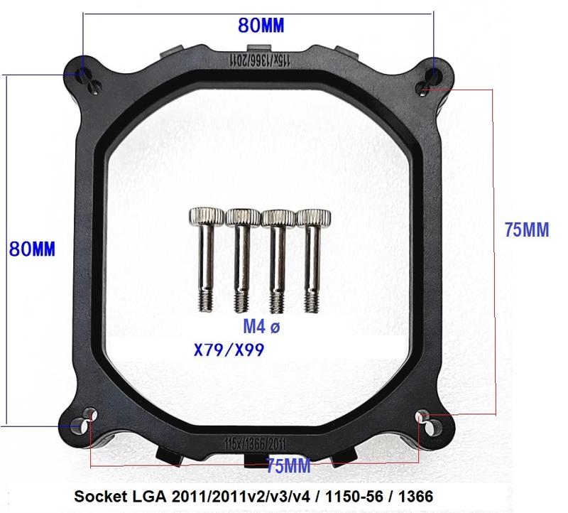 Крепление для кулера на Socket 2011/2011v3/1150-56/1366/1200: цена 80 ...