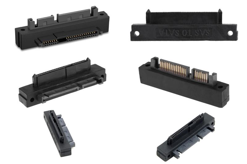Адаптер SAS-to-SATA SAS SFF-8482 22p female to SATA 7+15p male: цена ...