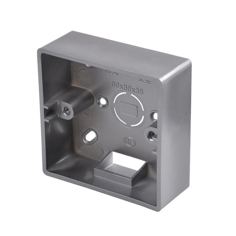 Коробка монтажная квадратная наружная подрозетник одинарный гр...: цена ...