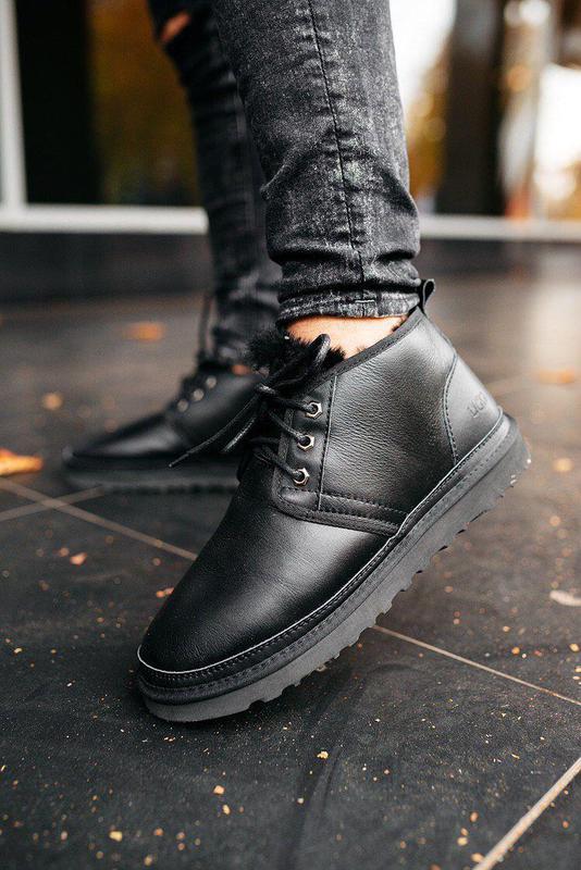 ugg neumel leather black 2099