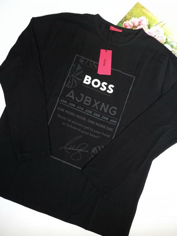 Мужской лонгслив черного цвета hugo boss: цена 830 грн - купить ...
