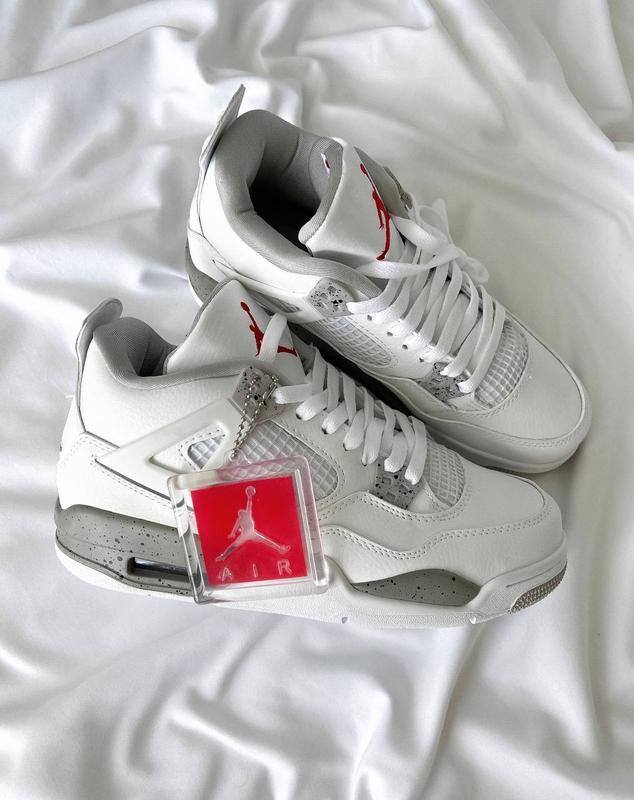 Найк аэр джордан 4 ретро nike air jordan 4 retro "white oreo": цена ...