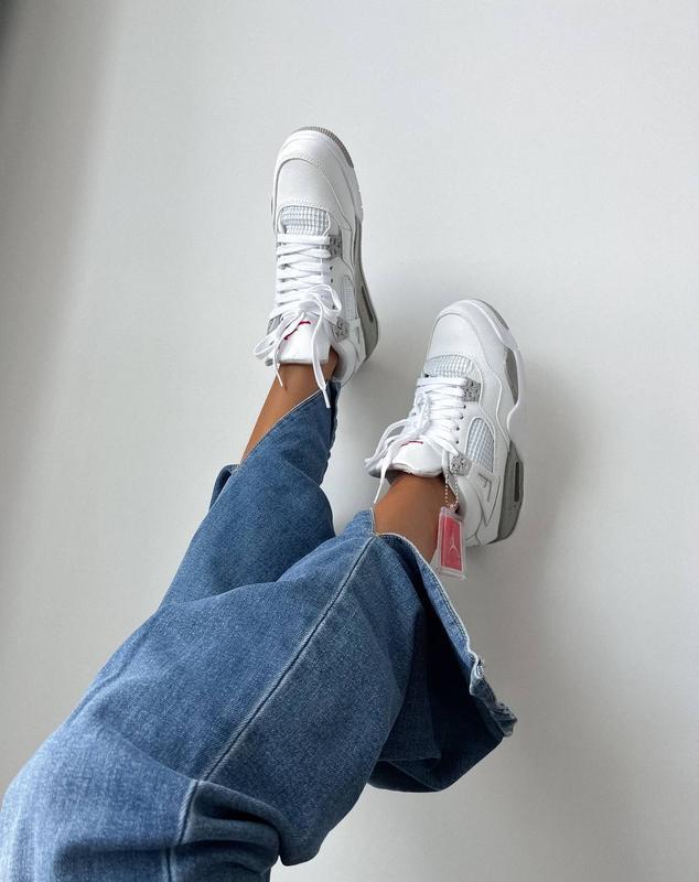 Найк аэр джордан 4 ретро nike air jordan 4 retro "white oreo": цена ...