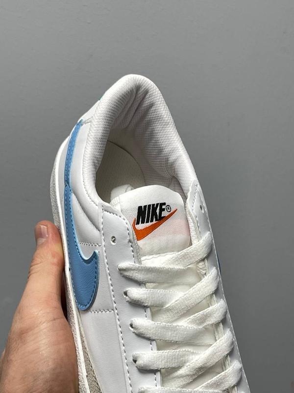 Найк блейзер лов blazer low white blue logo: цена 1200 грн - купить ...